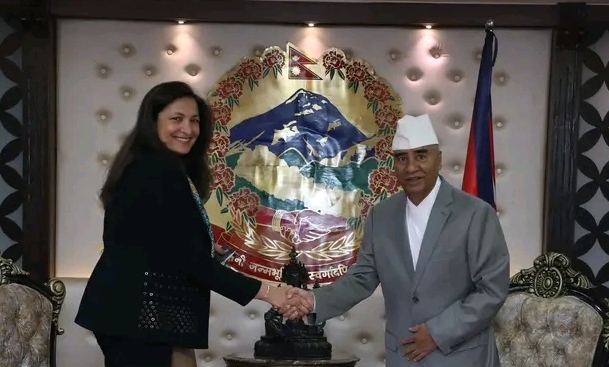 अमेरिकी उपमन्त्री जियाको प्रधानमन्त्री शेरबहादुर देउवासँग भेटवार्ता