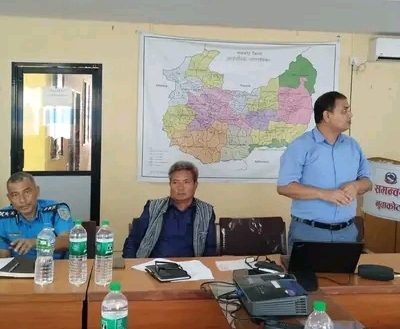 बेलकोटगढीको नगरप्रमुख लामाद्वारा MCA काे नेपालकाे प्रमुख खडब बिष्ट बिच भेट बार्ता।